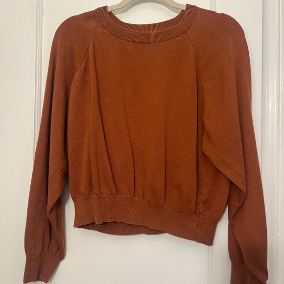 Christy Dawn Sonny Sweater Rust Burnt Orange - Picture 4 of 6